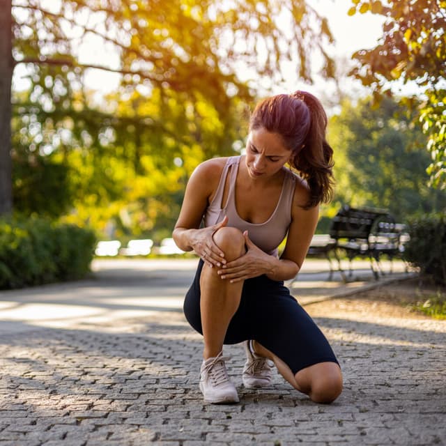 Person experiencing persistent pain